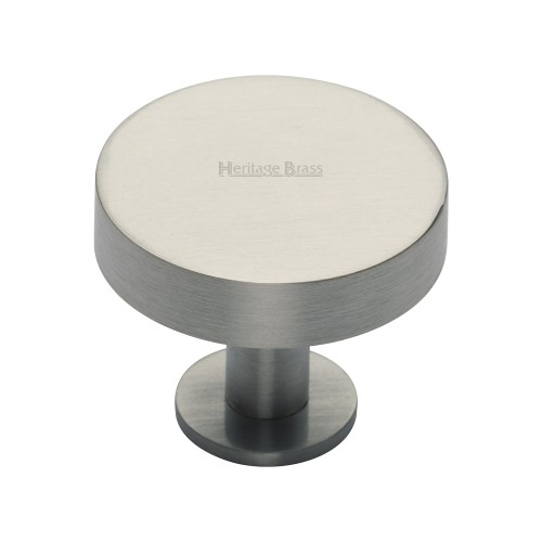 DISC CUPBOARD DOOR KNOB WITH BASE